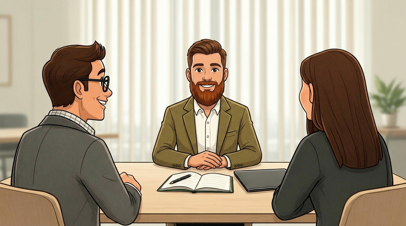 Illustrated coaching session