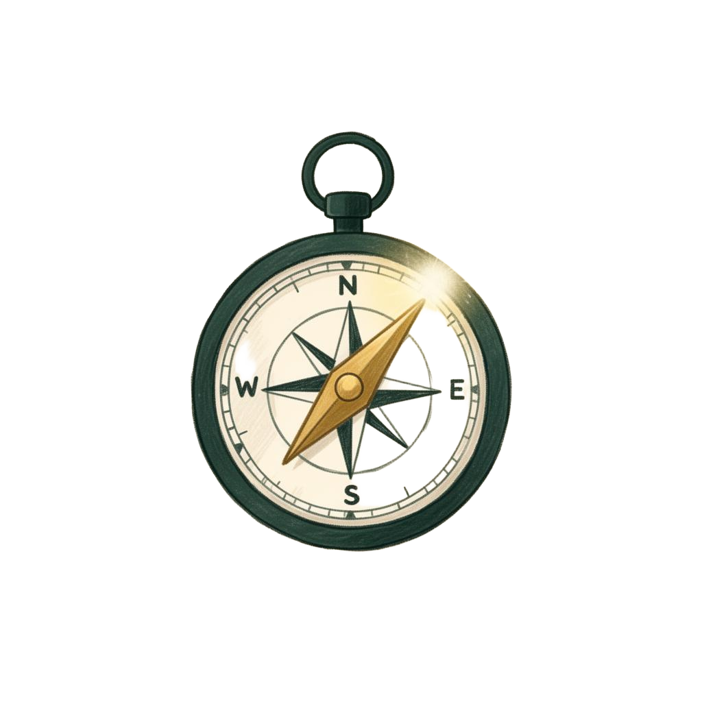 A vintage compass representing financial direction and guidance